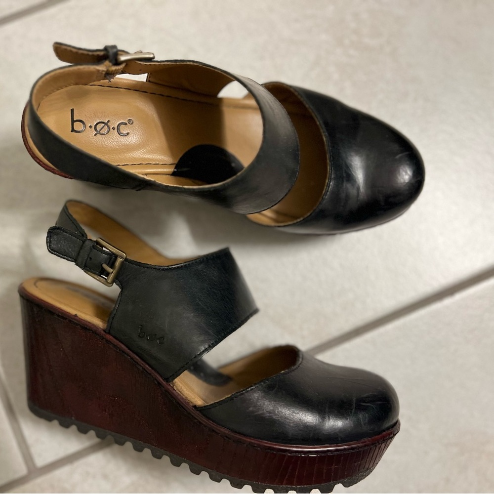 BOC sandal wedges (clogs/mules)